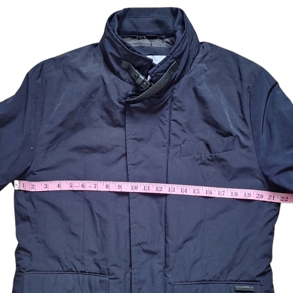 Winter Coat Water Resistant Jacket William Rast Sz S Navy Blue Fall Travel - Picture 8 of 13